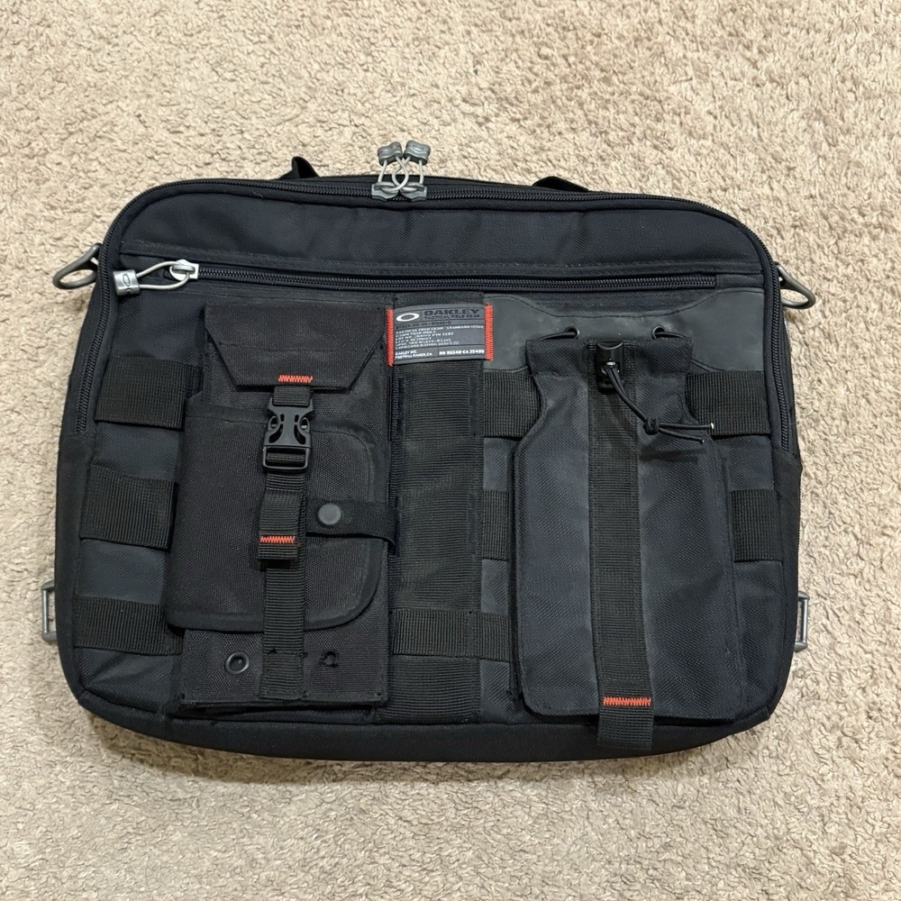 OAKLEY TACTICAL FIELD GEAR Briefcase Laptop Messenger Bag Black Software